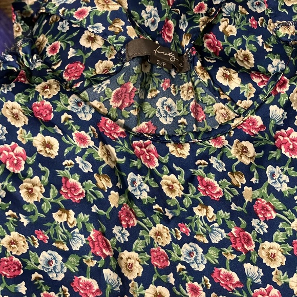 Forever 21 Vintage Tiny Floral Print Dress Size Small - Picture 5 of 6